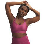 Women's Under Armour Infinity 2.0 Mid Sports Bra - 659 - FUCHSIA PINK