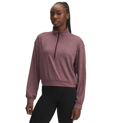 Women's Under Armour Motion 1/2 Zip Lounge Top - 600DMARO