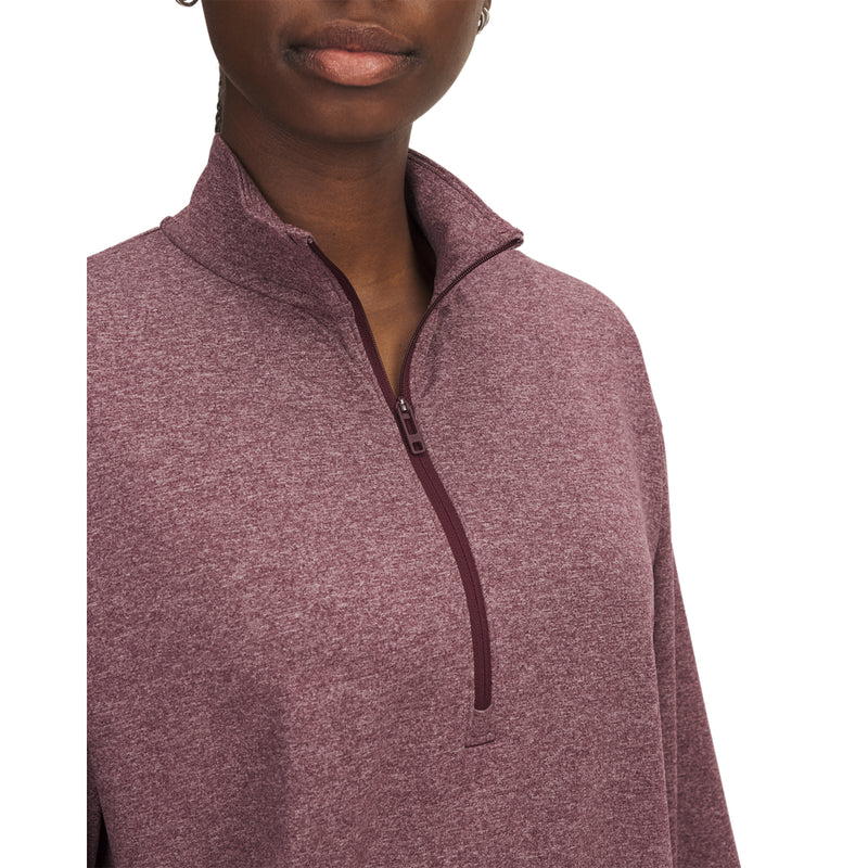 Women's Under Armour Motion 1/2 Zip Lounge Top - 600DMARO