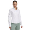 Women's Under Armour Motion 1/2 Zip - 101 - WHITE