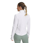 Women's Under Armour Motion 1/2 Zip - 101 - WHITE