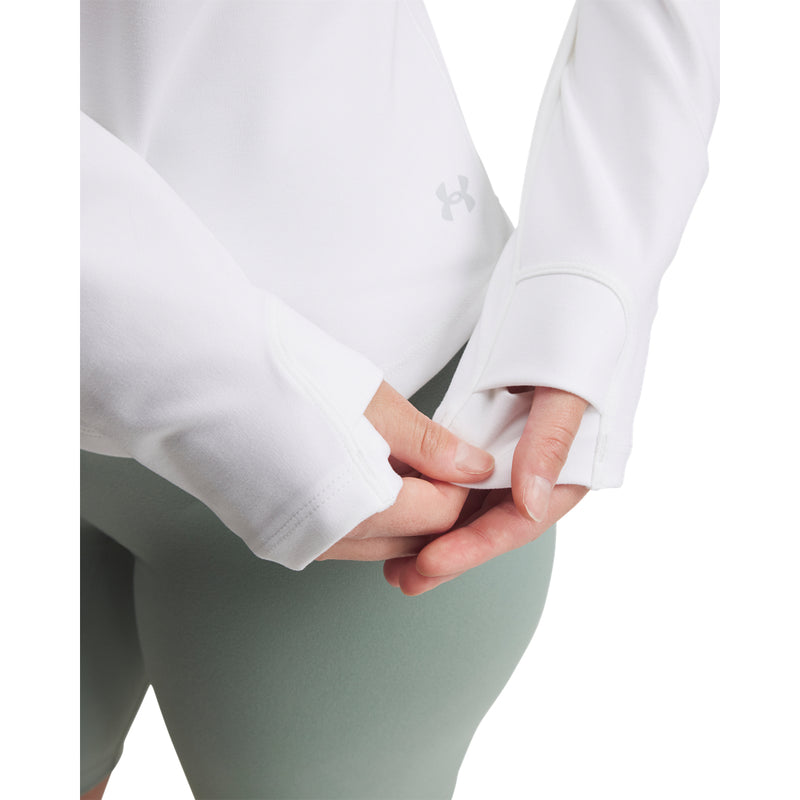Women's Under Armour Motion 1/2 Zip - 101 - WHITE
