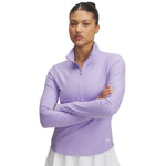 Women's Under Armour Motion 1/2 Zip - 538 - TRANSPARENT PURPLE
