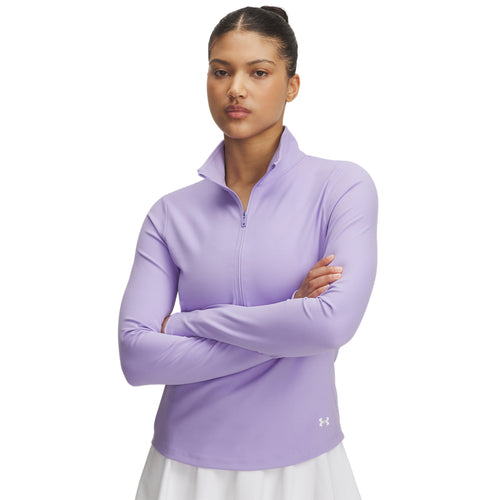 Women's Under Armour Motion 1/2 Zip - 538 - TRANSPARENT PURPLE