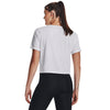 Women's Under Armour Motion T-Shirt - 100 - WHITE/BLACK