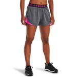 Women's Under Armour Play Up 3.0 Twist Shorts - 003 - BLACK/PINK