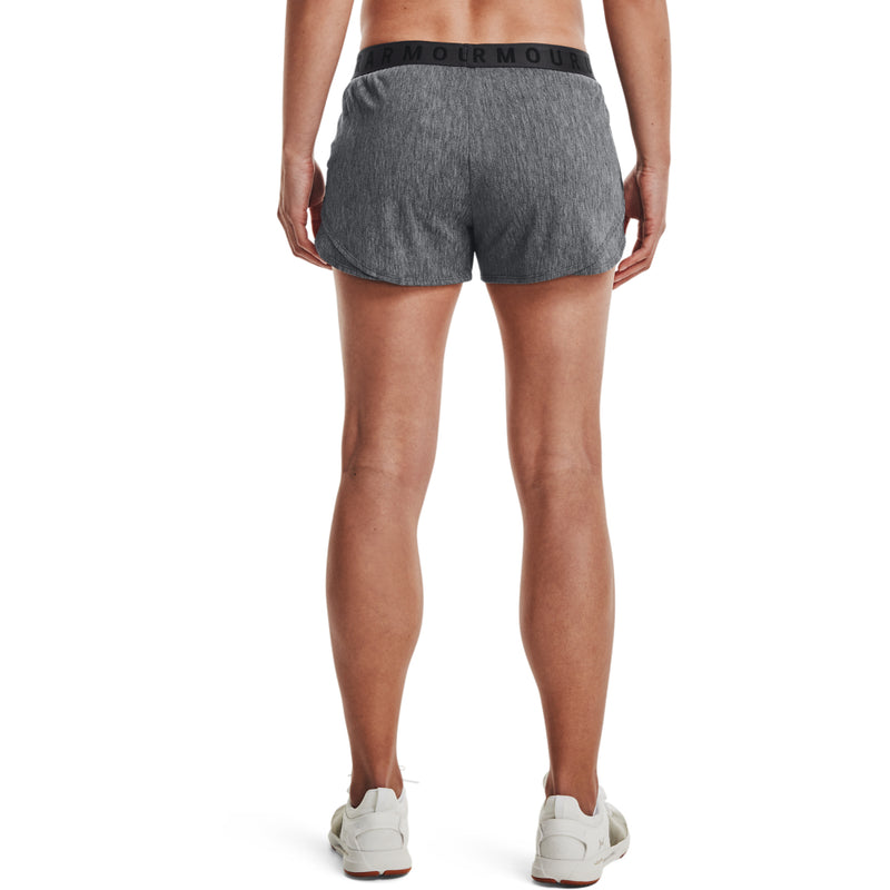 Women's Under Armour Play Up 3.0 Twist Shorts - 010 - GREY