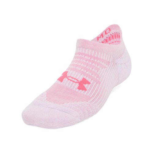Women's Under Armour Play Up No Show Tab Socks 3-Pack - 672 - PINK