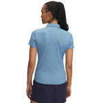 Women's Under Armour Playoff Short Sleeve Polo - 418 - BLUE SMOKE