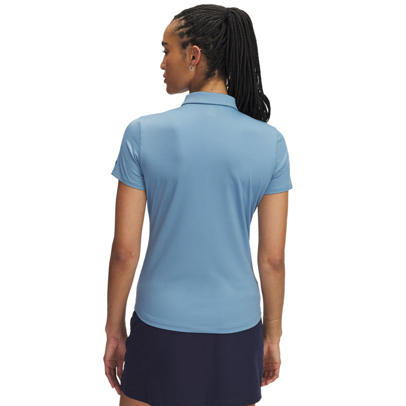 Women's Under Armour Playoff Short Sleeve Polo - 418 - BLUE SMOKE