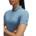 Women's Under Armour Playoff Short Sleeve Polo - 418 - BLUE SMOKE