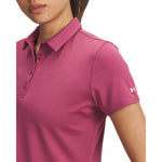Women's Under Armour Playoff Short Sleeve Polo - 659 - FUCHSIA PINK