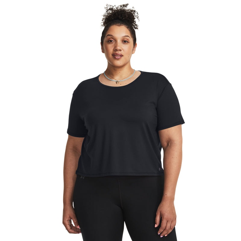 Women's Under Armour Plus Motion Short Sleeve T-Shirt - 001 - BLACK