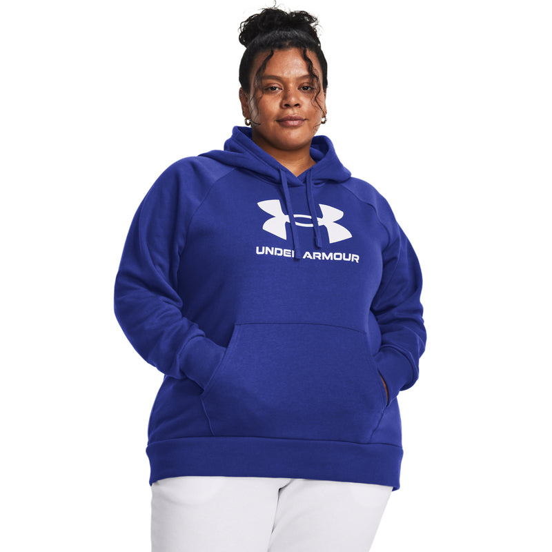 Women's Under Armour Plus Rival Fleece Logo Hoodie – eSportingEdge