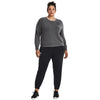 Women's Under Armour Plus Rival Terry Graphic Crew - 010 - GREY