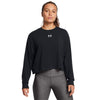 Women's Under Armour Rival Boxy Longsleeve - 001 - BLACK