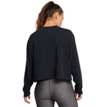 Women's Under Armour Rival Boxy Longsleeve - 001 - BLACK