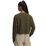Women's Under Armour Rival Boxy Longsleeve - 308 - EXPEDITION GREEN