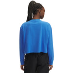 Women's Under Armour Rival Boxy Longsleeve - 402 - BLUE ATLANTIS
