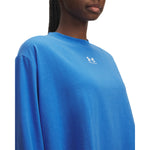 Women's Under Armour Rival Boxy Longsleeve - 402 - BLUE ATLANTIS