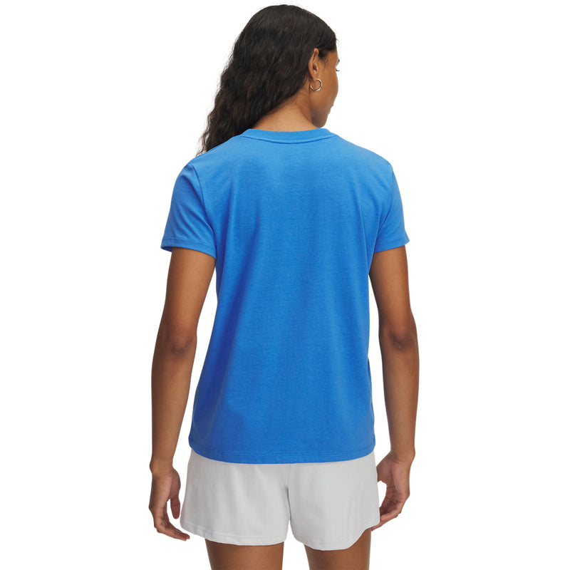 Women's Under Armour Rival Core T-Shirt - 402 - BLUE ATLANTIS