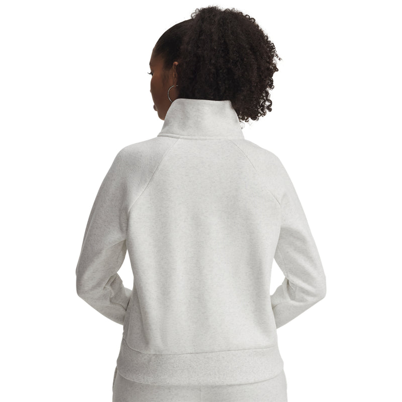 Women's Under Armour Rival Fleece 1/2 Zip - 023 - DOWNPOUR GREY