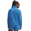 Women's Under Armour Rival Fleece 1/2 Zip - 402 - BLUE ATLANTIS