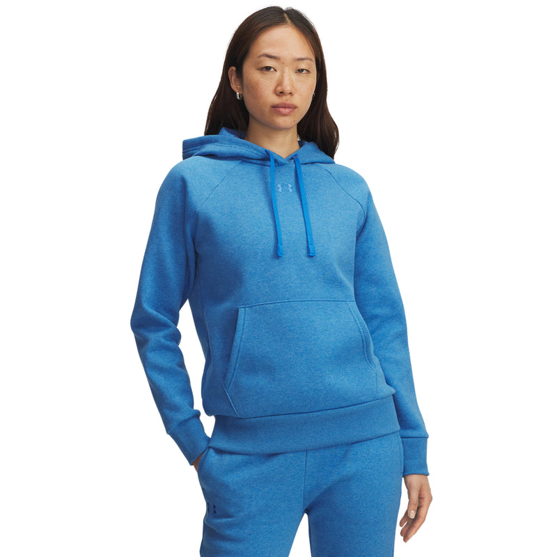Women's Under Armour Rival Fleece Hoodie - 402 - BLUE ATLANTIS