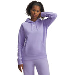 Women's Under Armour Rival Fleece Hoodie - 538 - TRANSPARENT PURPLE