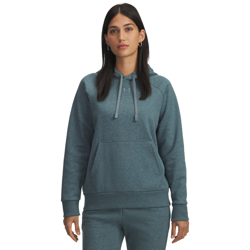 Women's Under Armour Rival Fleece Hoodie - 587 - JASPER BLUE