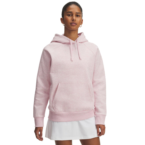 Women's Under Armour Rival Fleece Hoodie - 648PPINK