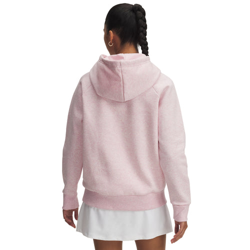 Women's Under Armour Rival Fleece Hoodie - 648PPINK