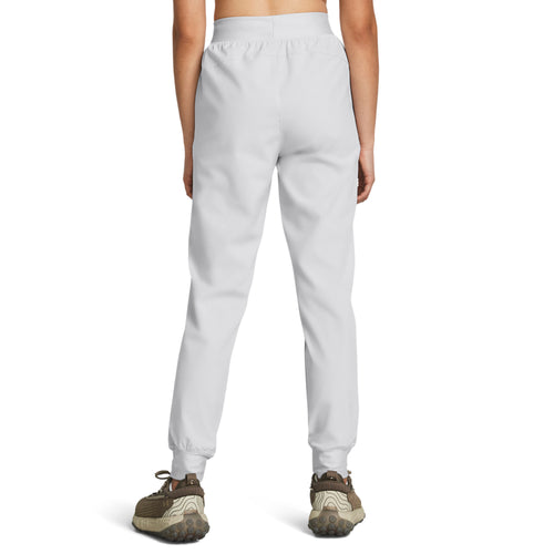 Women's Under Armour Rival High-Rise Woven Pant - 014 - HALO GREY