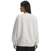 Women's Under Armour Rival Oversized Fleece Crew - 023 - DOWNPOUR GREY