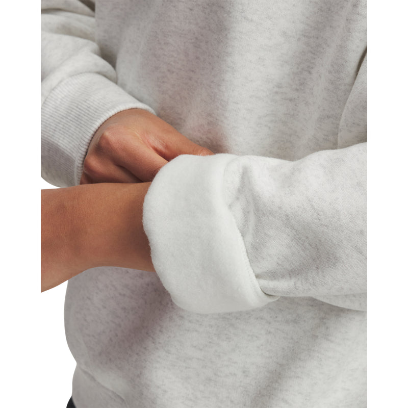 Women's Under Armour Rival Oversized Fleece Crew - 023 - DOWNPOUR GREY
