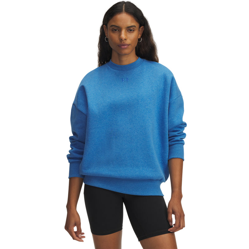 Women's Under Armour Rival Oversized Fleece Crew - 403ABLUE