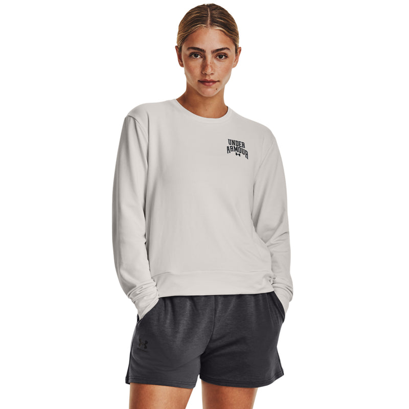 Women's Under Armour Rival Terry Crew - 114WCLAY