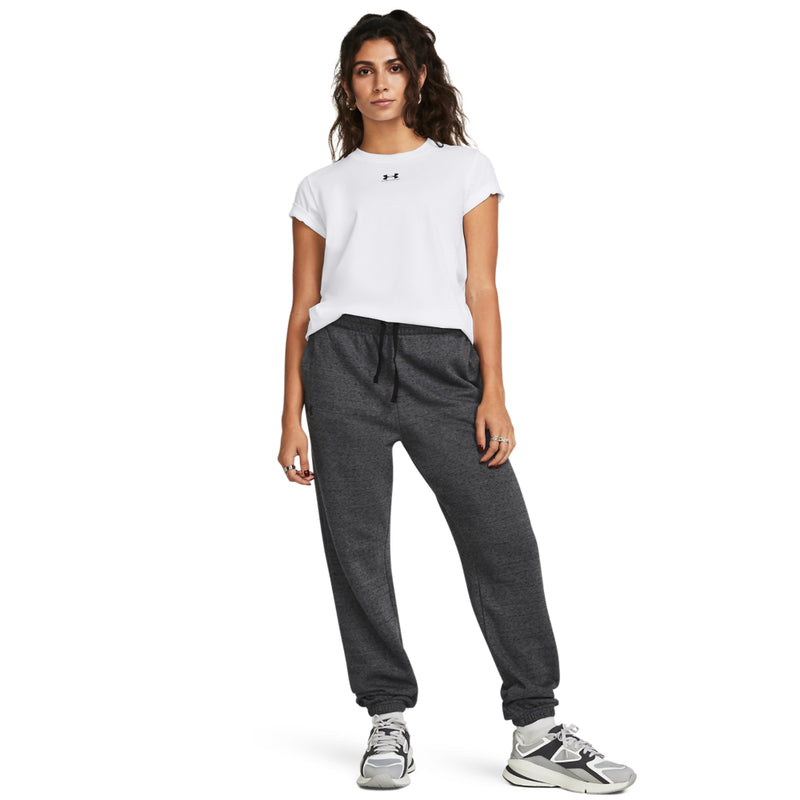 Women's Under Armour Rival Terry Jogger Pants - 025 - CASTLEROCK GREY