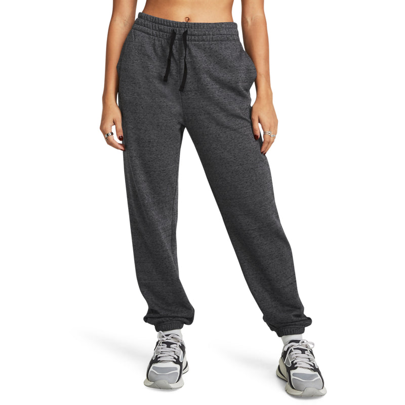 Women's Under Armour Rival Terry Jogger Pants - 025 - CASTLEROCK GREY