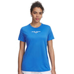 Women's Under Armour Script Graphic T-Shirt - 402 - BLUE ATLANTIS