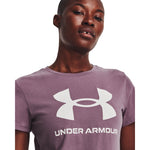 Women's Under Armour Sportstyle Logo T-Shirt - 500MPURP