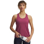 Women's Under Armour Tech Knockout Tank - 659 - FUCHSIA PINK