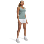 Women's Under Armour Tech Mesh Play Up Short - 100 - WHITE/BLACK