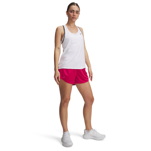 Women's Under Armour Tech Play Up Shine Shorts - 681 - SHADED FUCHSIA