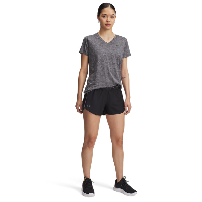 Women's Under Armour Tech Play Up Shorts - 001 - BLACK