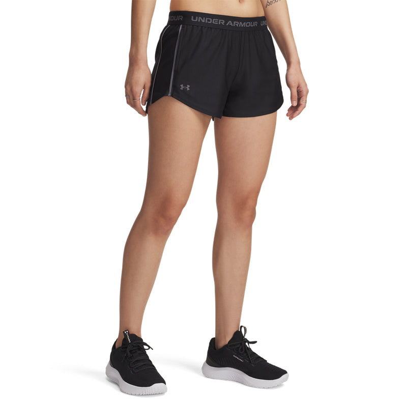 Women's Under Armour Tech Play Up Shorts - 001 - BLACK