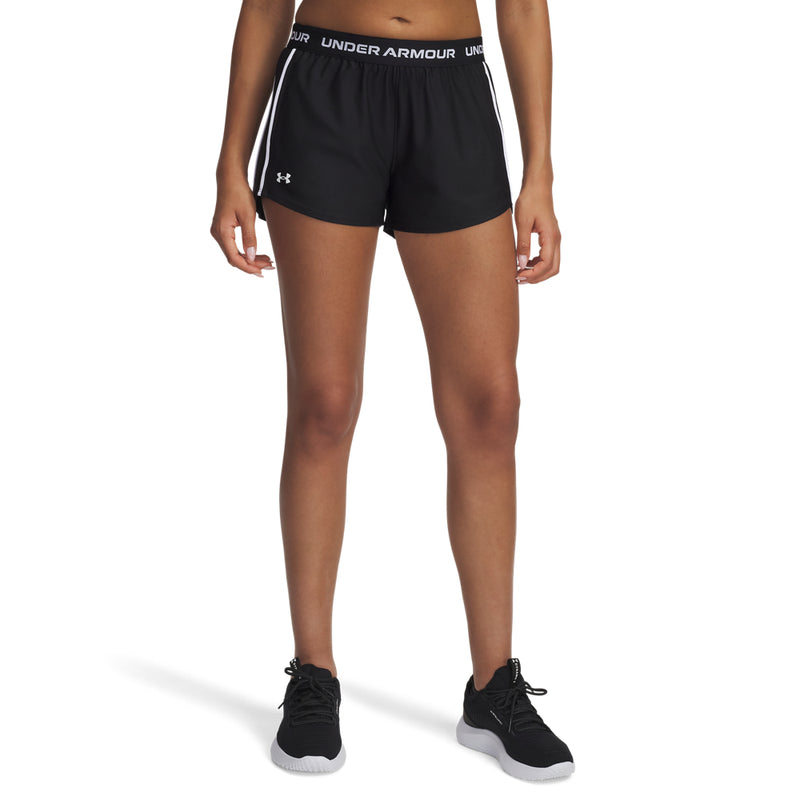 Women's Under Armour Tech Play Up Shorts - 002 - BLACK/WHITE