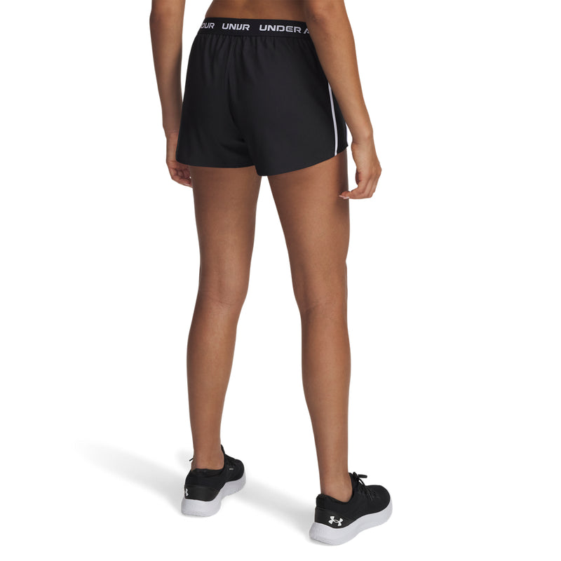Women's Under Armour Tech Play Up Shorts - 002 - BLACK/WHITE