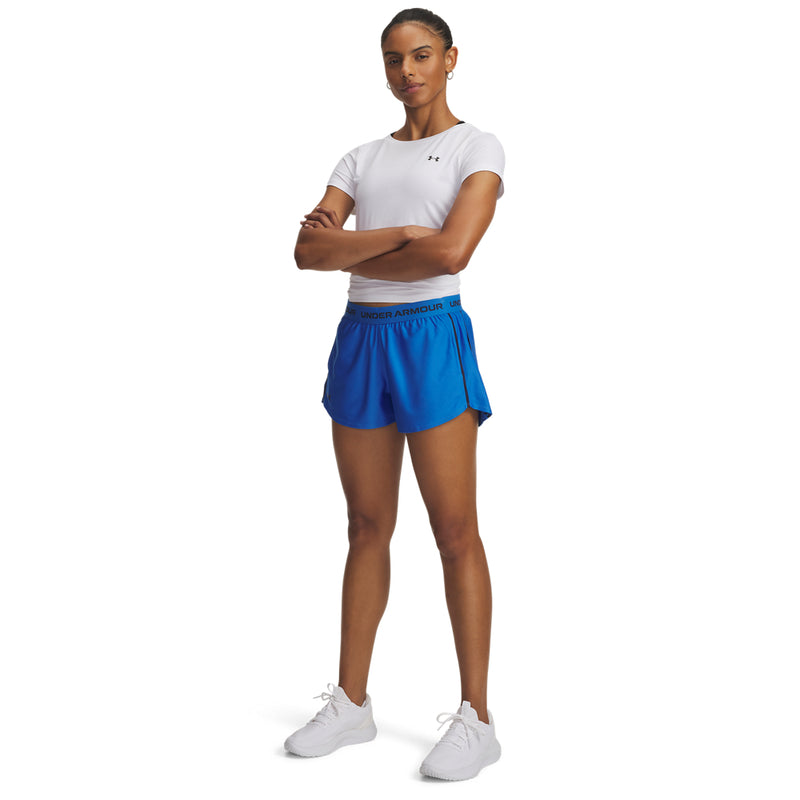 Women's Under Armour Tech Play Up Shorts - 402 - BLUE ATLANTIS