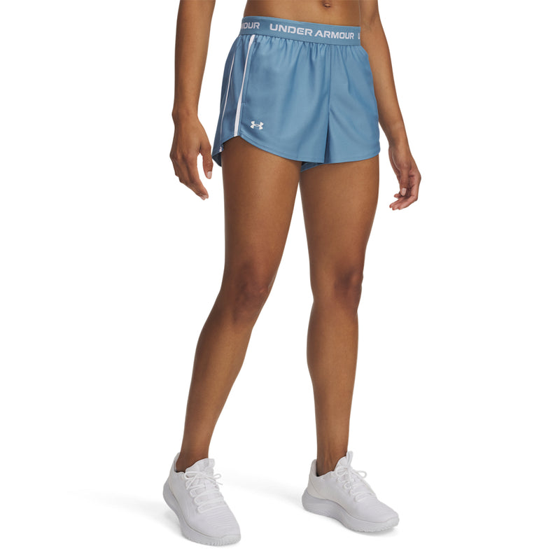 Women's Under Armour Tech Play Up Shorts - 418 - BLUE SMOKE